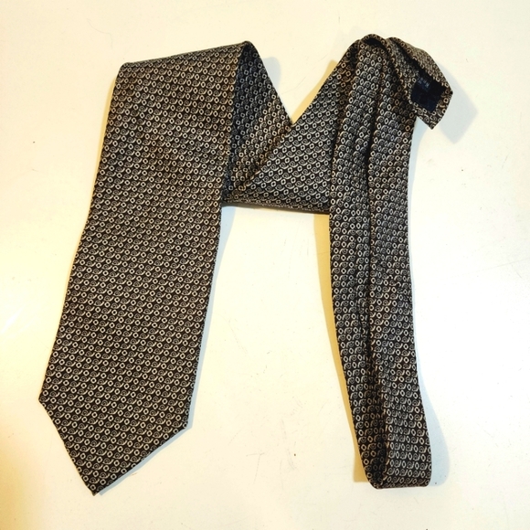 J. Crew Printed 100% Silk Neck Tie - Picture 1 of 8